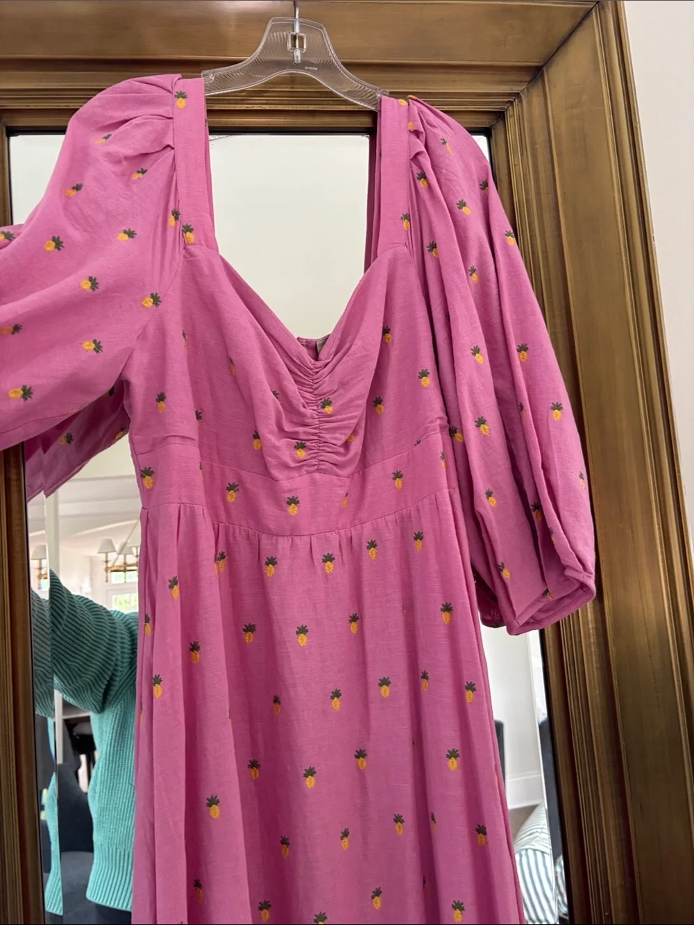 FARM Rio Pink Printed Ruffle Midi Dress - Picture 2 of 6